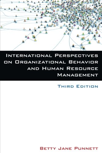 9780765631084: International Perspectives on Organizational Behavior and Human Resource Management
