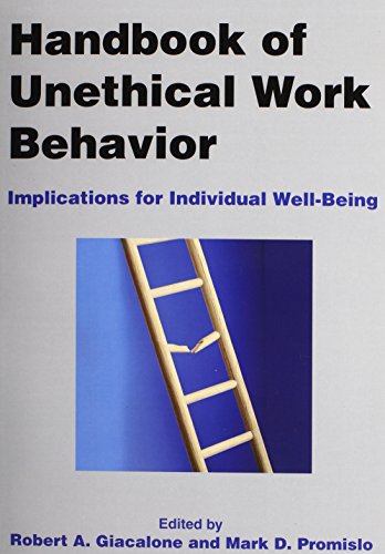Stock image for Handbook of Unethical Work Behavior for sale by Blackwell's