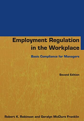 Stock image for Employment Regulation in the Workplace for sale by Goodwill of Colorado