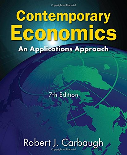Beispielbild fr Contemporary Economics: An Applications Approach zum Verkauf von Jenson Books Inc