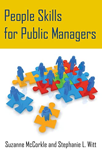 Beispielbild fr People Skills for Public Managers zum Verkauf von Blackwell's