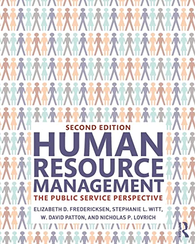 Beispielbild fr Human Resource Management: The Public Service Perspective zum Verkauf von A Team Books