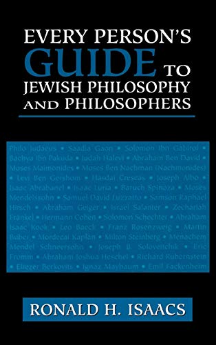 Beispielbild fr Every Person's Guide to Jewish Philosophy and Philosophers zum Verkauf von SecondSale