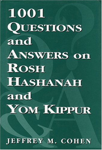 Beispielbild fr 1,001 Questions and Answers on Rosh HaShanah and Yom Kippur zum Verkauf von BooksRun