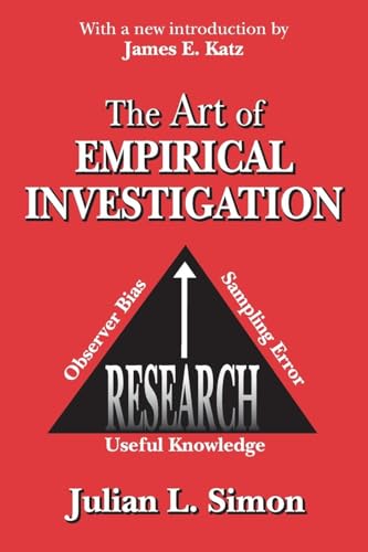 Stock image for The Art of Empirical Investigation Simon, Julian L. and Katz, James E. for sale by Aragon Books Canada