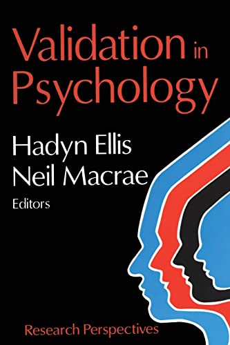 Stock image for Validation in Psychology: Research Perspectives for sale by Blackwell's