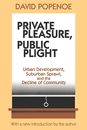 Imagen de archivo de Private Pleasure, Public Plight a la venta por B Street Books, ABAA and ILAB