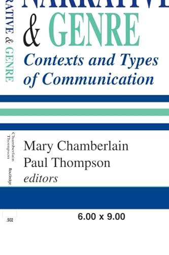 9780765808172: Narrative and Genre: Contexts and Types of Communication (Memory and Narrative)