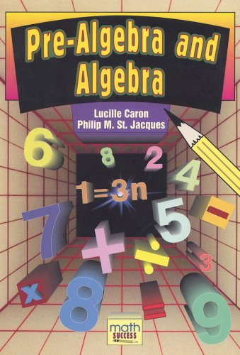 Beispielbild fr Pre-Algebra and Algebra zum Verkauf von Better World Books