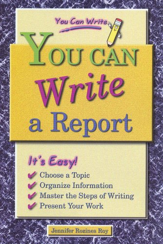 Imagen de archivo de You Can Write a Report a la venta por SecondSale