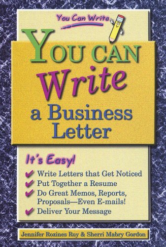 Beispielbild fr You Can Write a Business Letter zum Verkauf von Better World Books