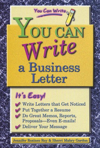 Imagen de archivo de You Can Write a Business Letter a la venta por Better World Books