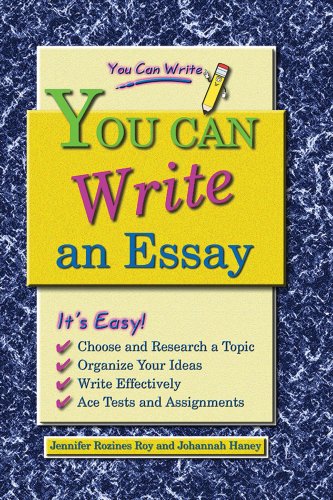 9780766020917: You Can Write an Essay
