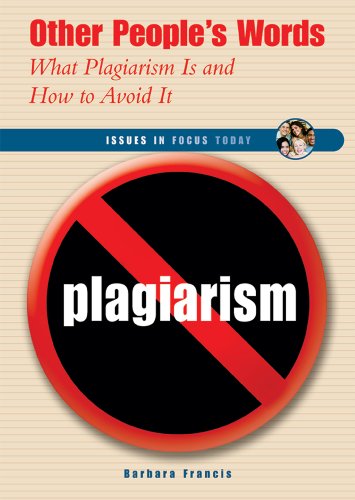 Stock image for Other People's Words : What Plagiarism Is and How to Avoid It for sale by Better World Books