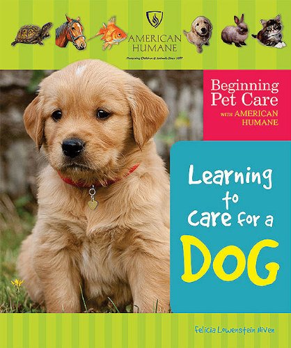 Imagen de archivo de Learning to Care for a Dog a la venta por Better World Books