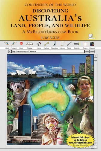 Imagen de archivo de Discovering Australia's Land, People, and Wildlife : A MyReportLinks. com Book a la venta por Better World Books