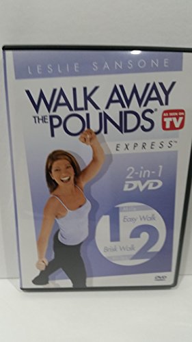 Stock image for Leslie Sansone Walk Away the Pounds Express: 2--In-1 DVD: 1 Mile Easy Walk, 2 Miles Brisk Walk for sale by ThriftBooks-Atlanta