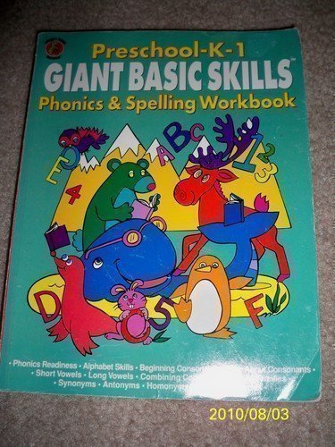 Imagen de archivo de Giant Basic Skills Preschool-K-1Phonics and Spelling Workbook (Honey Bear Books) a la venta por ThriftBooks-Dallas