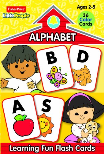 9780766613836: Fisher Price Little People Preschool Flash Cards-Alphabet