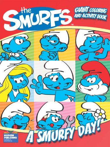 Stock image for the Smurfs A Smurfy Day! Giant Coloring and Activity Book for sale by Ergodebooks