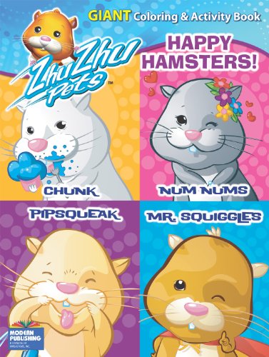 Imagen de archivo de Zhu Zhu Pets Happy Hamsters Giant Coloring and Activity Book a la venta por Once Upon A Time Books