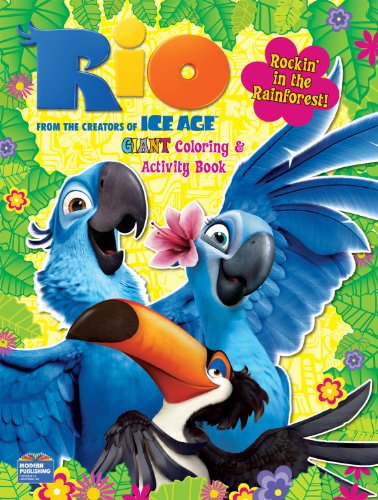 Rio Giant Coloring and Activity Book - Rockin' in the Rainforest (9780766640221) by Modern Publishing