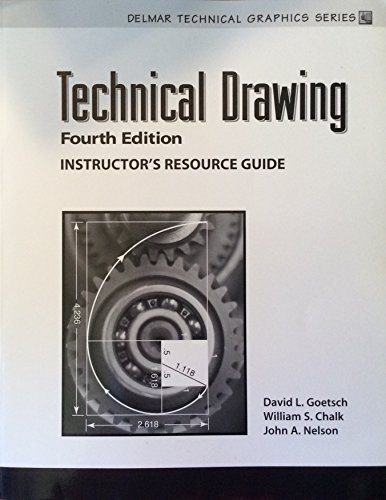 Imagen de archivo de Technical Drawing Instructors Resource Guide, 4th Edition a la venta por Allied Book Company Inc.