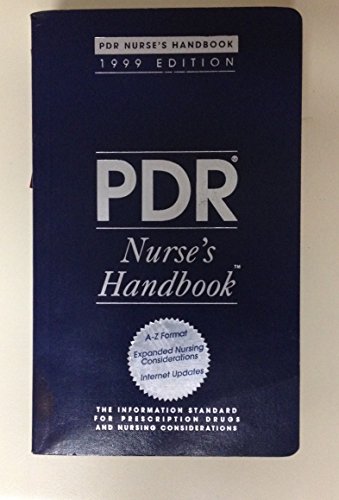 Beispielbild fr PDR Nurse's Drug Handbook 1999 zum Verkauf von ThriftBooks-Atlanta