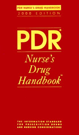 Imagen de archivo de Pdr Nurse's Drug Handbook 2000 (Pdr Nurses Handbook, 2000) a la venta por Wonder Book