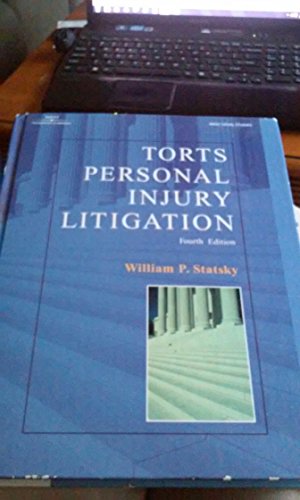 9780766812307: Torts: Personal Injury Litigation
