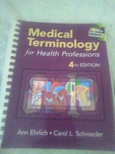 Imagen de archivo de Medical Terminology for Health Professions (Medical Terminology for Health Professions)4th edition a la venta por SecondSale