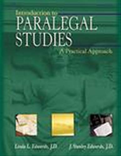 Beispielbild fr Introduction to Paralegal Studies: A Practical Approach zum Verkauf von ThriftBooks-Dallas