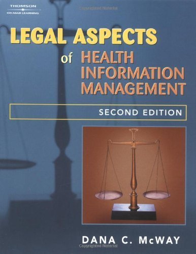 Imagen de archivo de Legal Aspects of Health Information Management a la venta por Better World Books