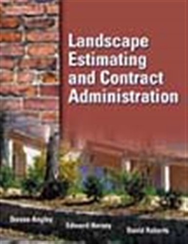 Stock image for Landscape Estimating and Contract Administration for sale by Sugarhouse Book Works, LLC