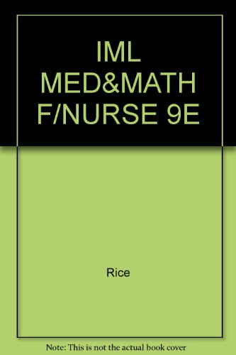 9780766830813: Medications & Mathematics for the Nurse