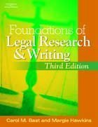 Imagen de archivo de Foundations of Legal Research and Writing, 2E a la venta por Heisenbooks