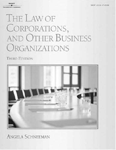 Imagen de archivo de The Law of Corporations and Other Business Organizations a la venta por ThriftBooks-Dallas