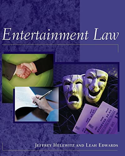 Imagen de archivo de Entertainment Law a la venta por Goodwill Southern California