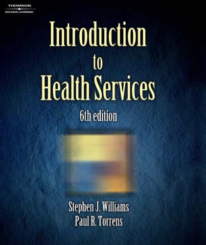 Stock image for Introduction to Health Services for sale by Better World Books