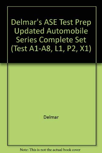 Delmar's Ase Test Preparation Seriess A1-P2, Automotive Test (9780766838772) by Delmar