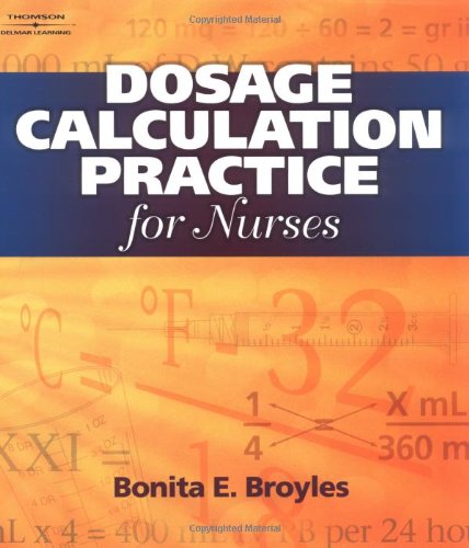 Beispielbild fr Dosage Calculation Practices For Nurses zum Verkauf von BooksRun