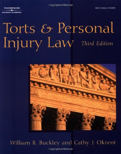 Beispielbild fr Torts & Personal Injury Law zum Verkauf von BooksRun