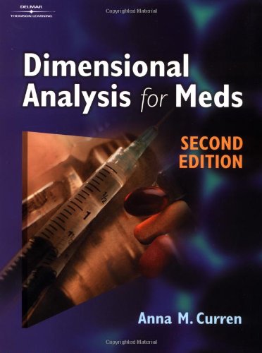 9780766859388: Dimensional Analysis for Meds