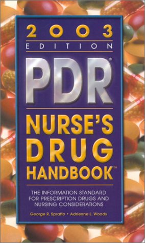 Beispielbild fr PDR Nurse's Drug Handbook 2003 zum Verkauf von Better World Books