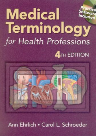 Stock image for Medical Terminology for Health Professions: Webct Bundled with Text and Audiotapes for sale by BOOKWEST
