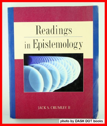 Imagen de archivo de Readings in Epistemology a la venta por Better World Books: West