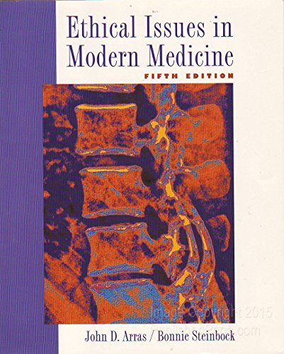 Imagen de archivo de Ethical Issues in Modern Medicine a la venta por Better World Books