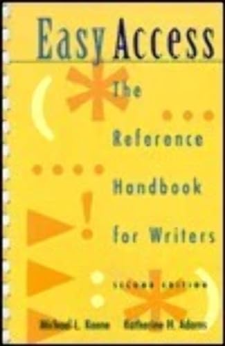 Stock image for Easy Access: The Reference Handbook for Writers for sale by SecondSale