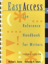 Imagen de archivo de Easy Access: The Reference Handbook for Writers a la venta por ThriftBooks-Atlanta