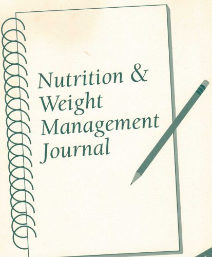 Stock image for Nutrition and Weight Management Journal for Fit and Well for sale by a2zbooks